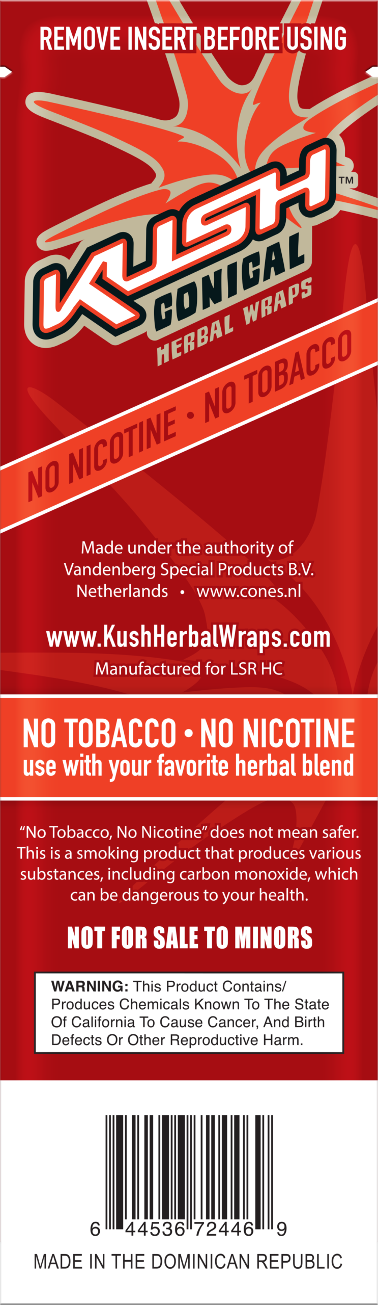 Kush Herbal Wraps Conical- Sweet - Imagen 2