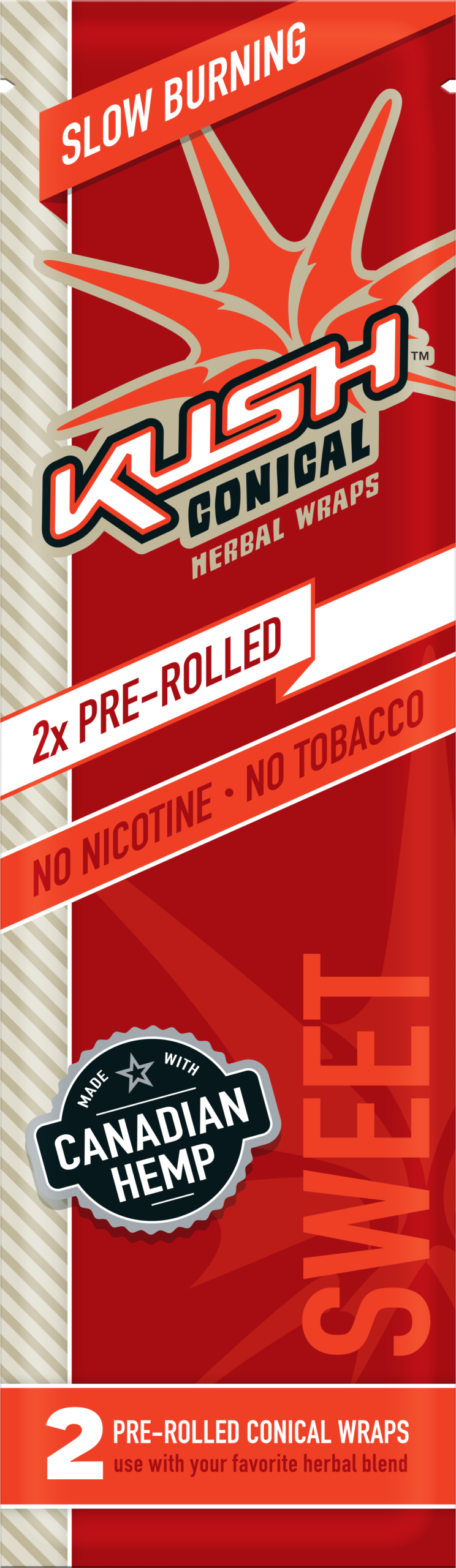 Kush Herbal Wraps Conical- Sweet - Imagen 3