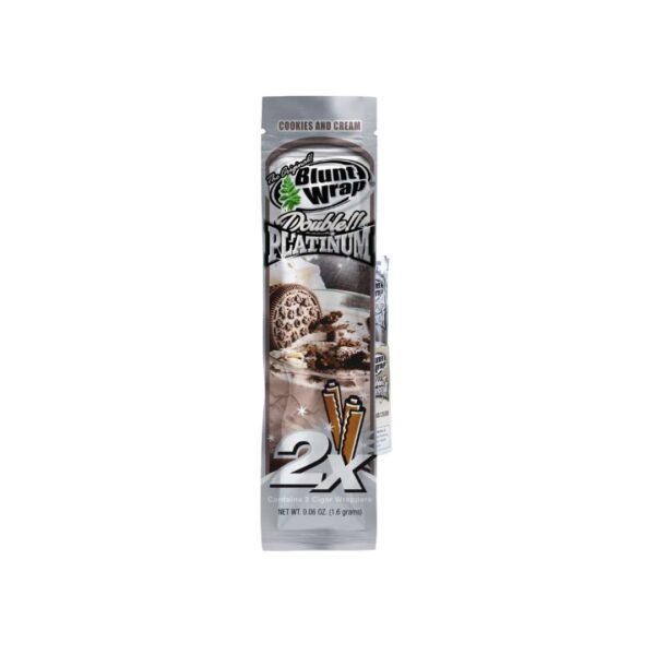 Blunt Wrap Double Platinum- Cookies and Cream - Imagen 2