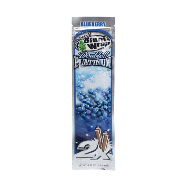 Blunt Wrap Double Platinum-Blueberry - Imagen 2