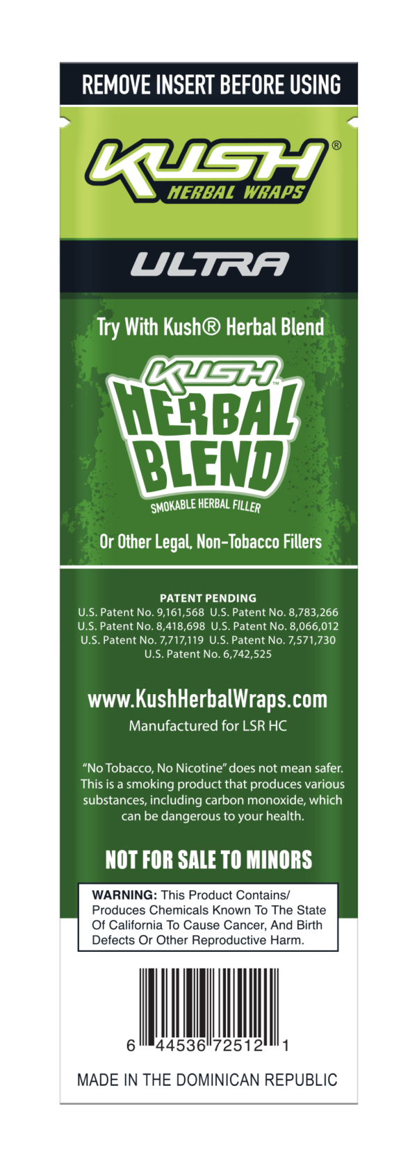 Kush Herbal Wraps Ultra-Original - Imagen 2