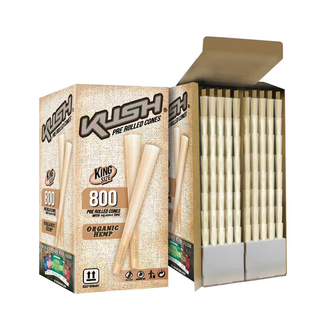 Kush Conos Pre-rolados Bulk Organic Hemp – King Size
