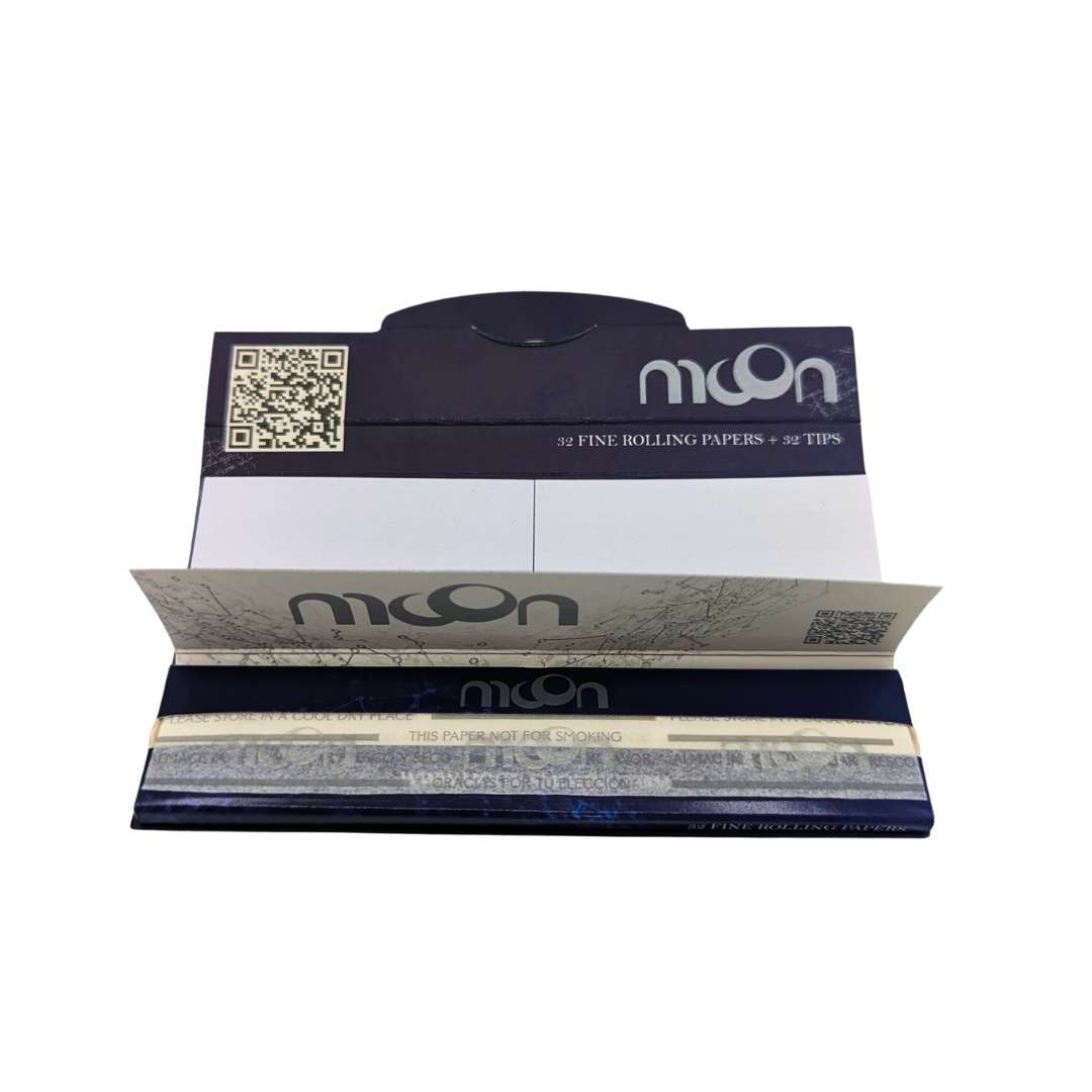 Moon Blue King Size Slim + Tips - Imagen 2