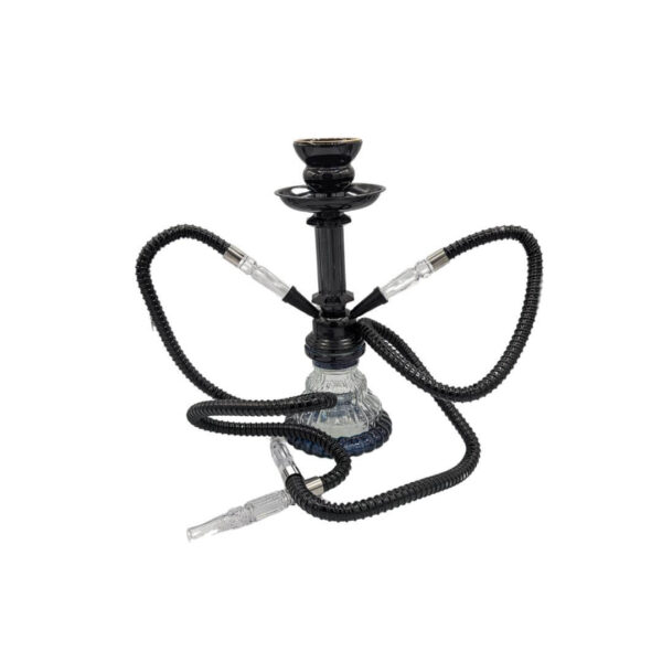 Hookah Pequeña de Vidrio 2 mangueras