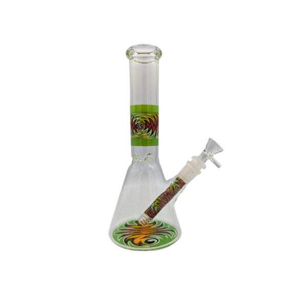 Bong de Vidrio Tornado 25cm con Percolador Espiral