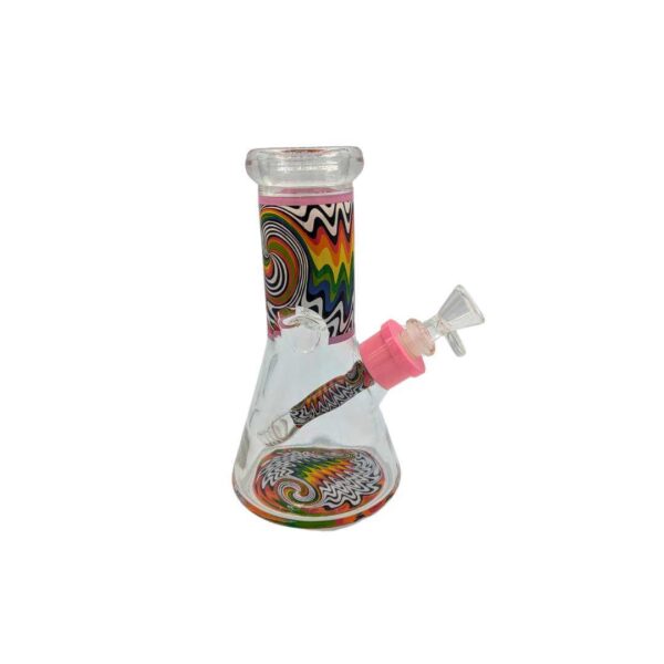Bong de Vidrio Psicodélico-20cm