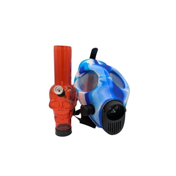Máscara Bong de Acrílico 20 cm x 15.7 cm (Colores Variados)
