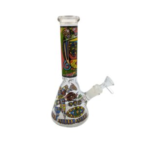 Bong de Vidrio Tribales Psicodélicos-25cm
