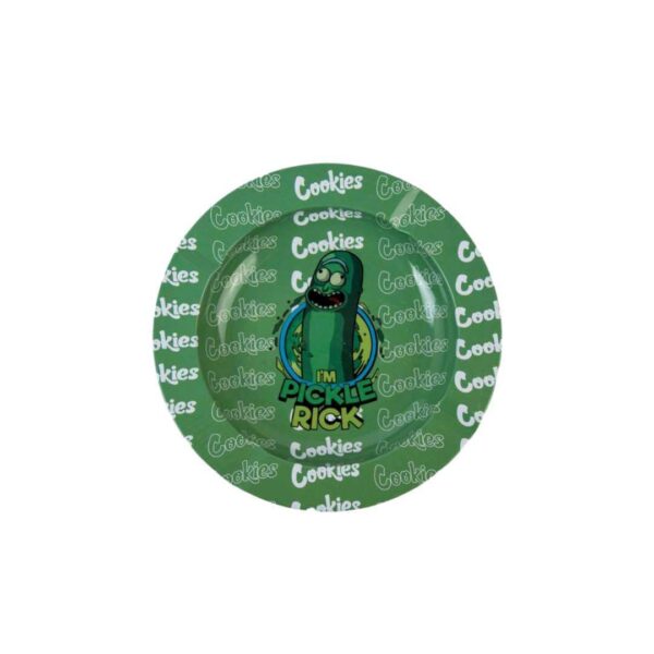 Cenicero de Metal Estampado | Diseño Cookies, Rick y Más