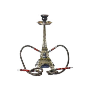 Hookah Torre Eiffel 40cm con 2 Mangueras – Diseño Estilo París