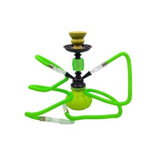 Hookah Compacta 2 Mangueras 28cm – Disponible en 4 Colores Vibrantes