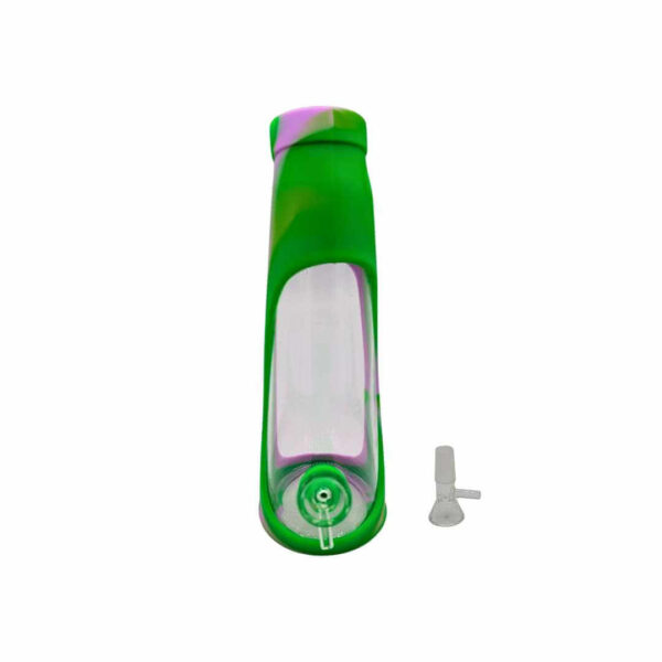 Bong de Silicona con Cuerpo Transparente