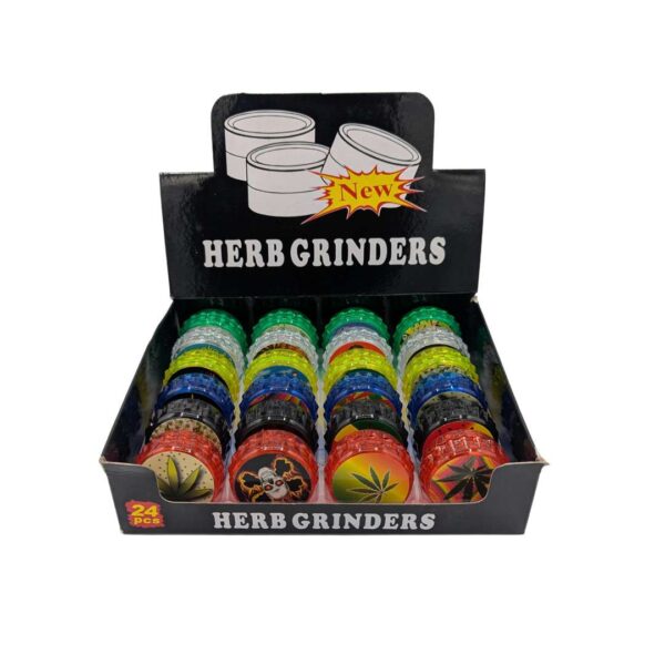 Grinder Acrílico 48 mm | 3 Partes | 24 Diseños