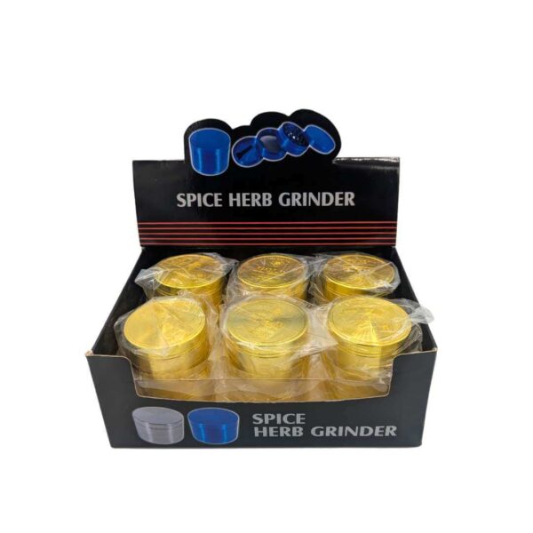 Grinder Zinc 30 mm | 4 Partes | Dorado - Imagen 2