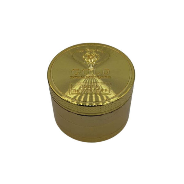 Grinder Zinc 40 mm | 4 Partes | Dorado