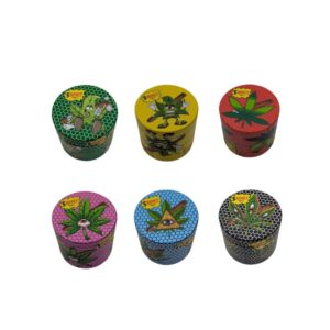 Grinder Zinc 40 mm | 4 Partes | Diseños Divertidos