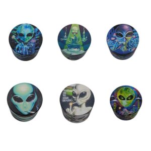 Grinder Zinc 40 mm | 4 Partes | Aliens