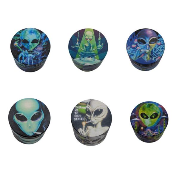Grinder Zinc 40 mm | 4 Partes | Aliens