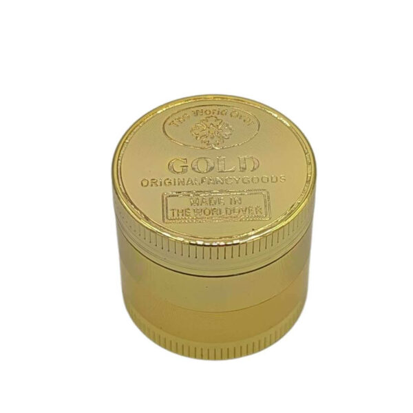Grinder Zinc 50 mm | 4 Partes | Oro