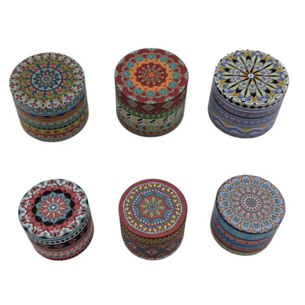 Grinder Zinc 50 mm | 4 Partes | Mandalas