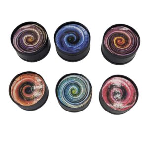 Grinder Zinc 52 mm | 3 Partes | Diseño Psicodélico Espiral