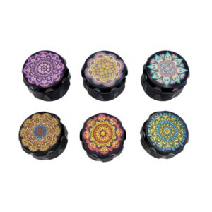 Grinder Zinc 52 mm | 4 Partes | Mandala Colorido