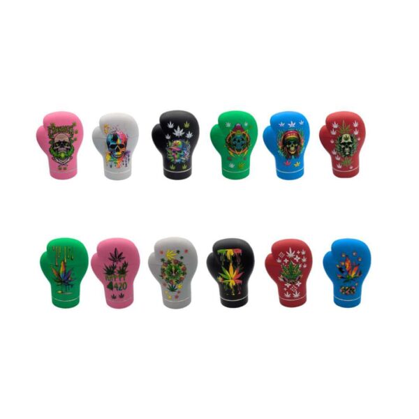 Grinder Camuflado 54 mm | 3 partes | Guante de Box 420 Calaveras - Imagen 2