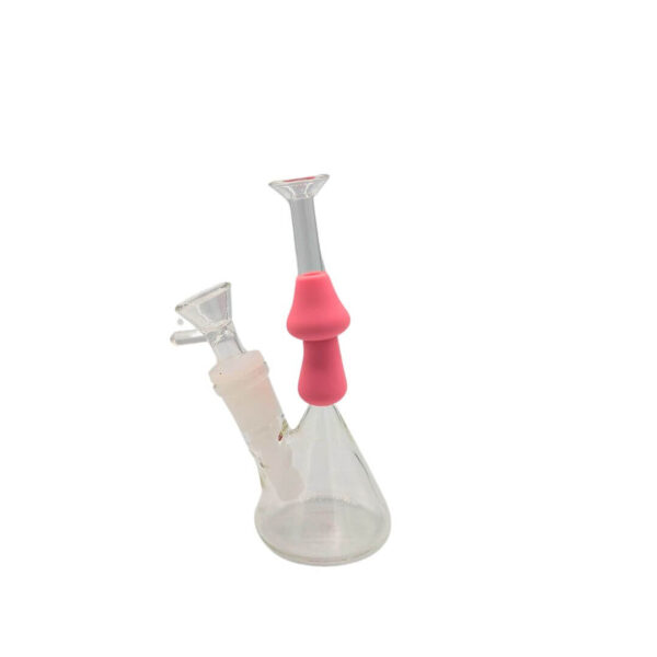Bong Vidrio con Silicona Hongo Psicodélico - Imagen 2