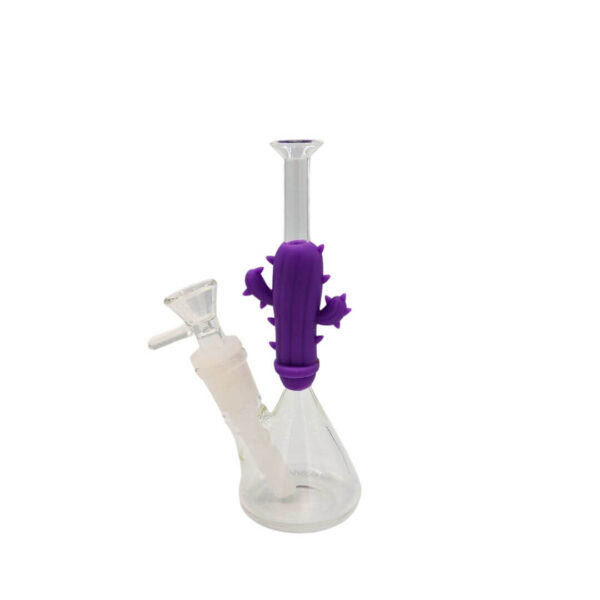 Bong Vidrio con Silicona Cactus Divertido - Imagen 2