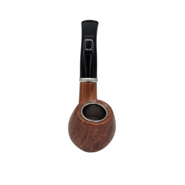 Pipa de Baquelita Acrílica | 14 cm | Estilo Madera Natural - Imagen 2