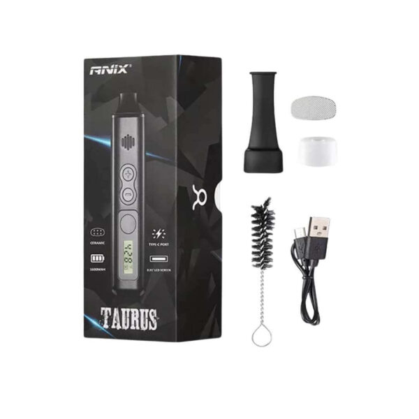 ANIX Taurus – Vaporizador hierbas secas con pantalla OLED