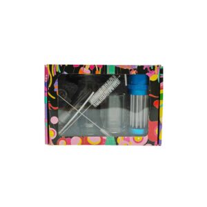 Kit Bong de Vidrio 3 en 1 con Boquilla y Limpiadores