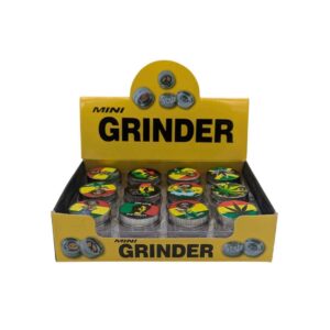Mini Grinder Zinc 30 mm | 2 Partes | 10 Diseños
