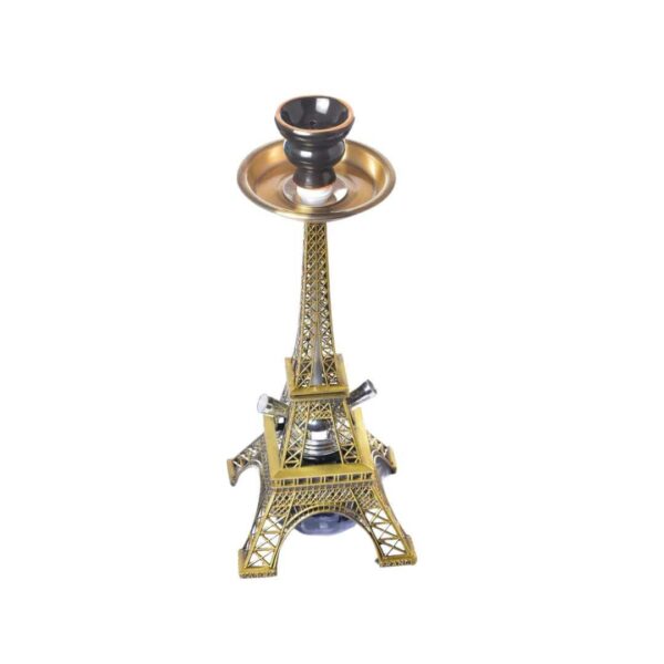Hookah Torre Eiffel 40cm con 2 Mangueras – Diseño Estilo París - Imagen 2