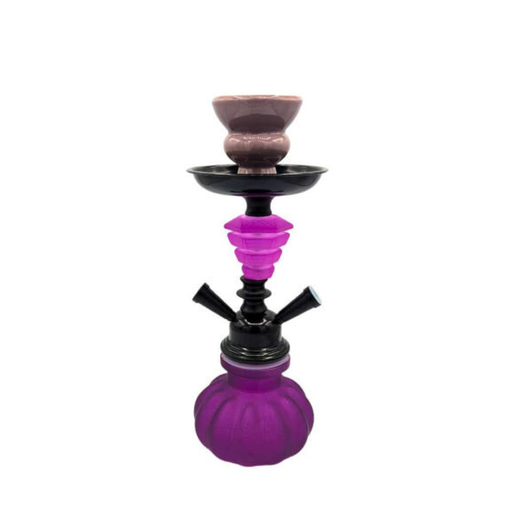 Hookah 2 Mangueras 28 cm – Colores Intensos con Estilo - Imagen 2