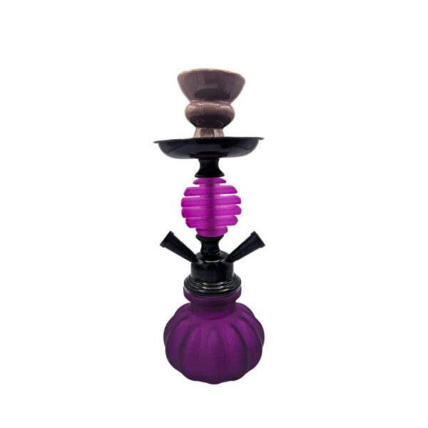 Hookah de 2 Mangueras Color Elegante – 28 cm - Imagen 2