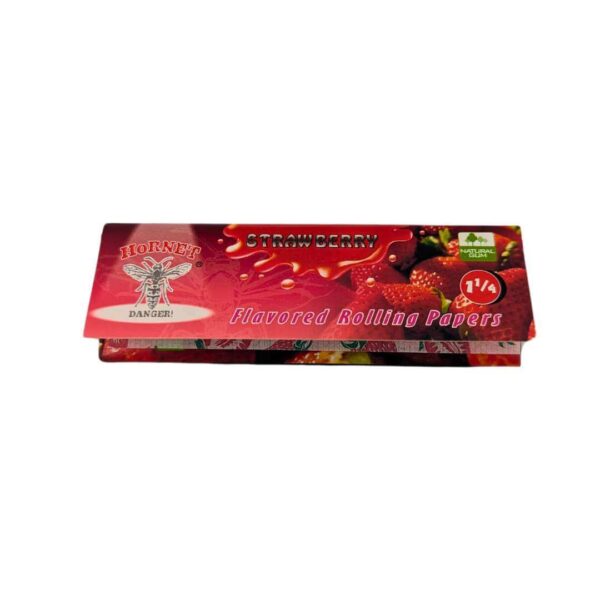 Papelillos Hornet Sabor Fresa | 1¼ Rápida Combustión - Imagen 2