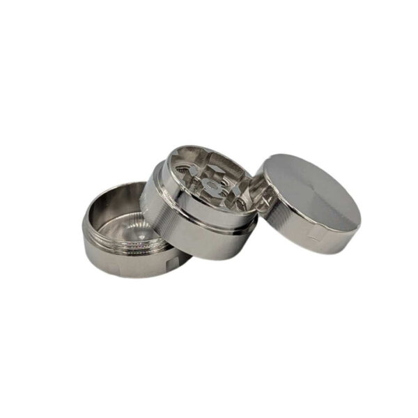 Grinder Zinc 30 mm | 3 Partes | Plateado - Imagen 2