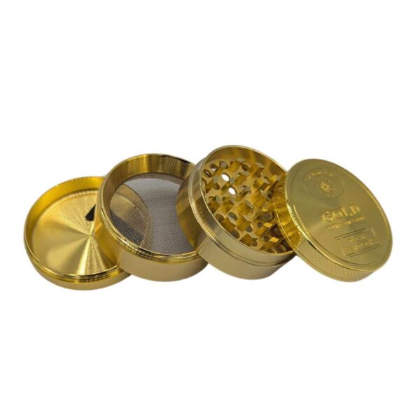 Grinder Zinc 40 mm | 4 Partes | Dorado - Imagen 2