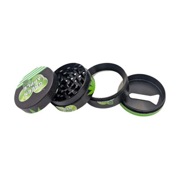 Grinder Zinc 50 mm | 4 Partes | Diseños de Sabores y Frutas - Imagen 2