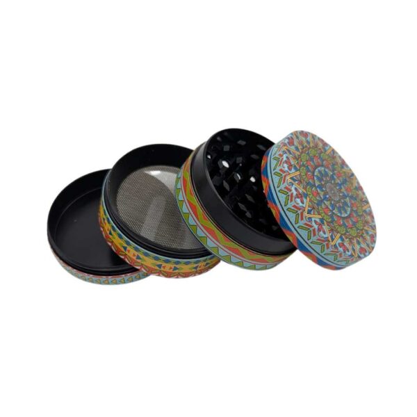 Grinder Zinc 50 mm | 4 Partes | Mandalas - Imagen 2