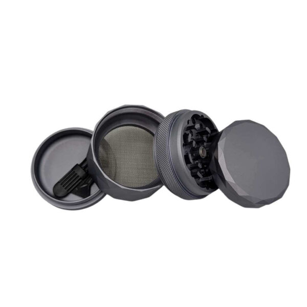 Grinder Aluminio Geométrico 50 mm | 4 Partes | 6 Colores - Imagen 2