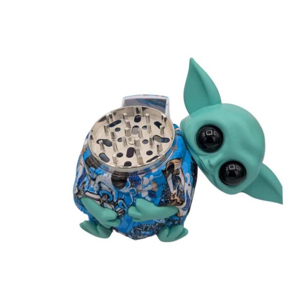 Grinder Baby Yoda-70 mm | 3 partes | Diseño Camuflado