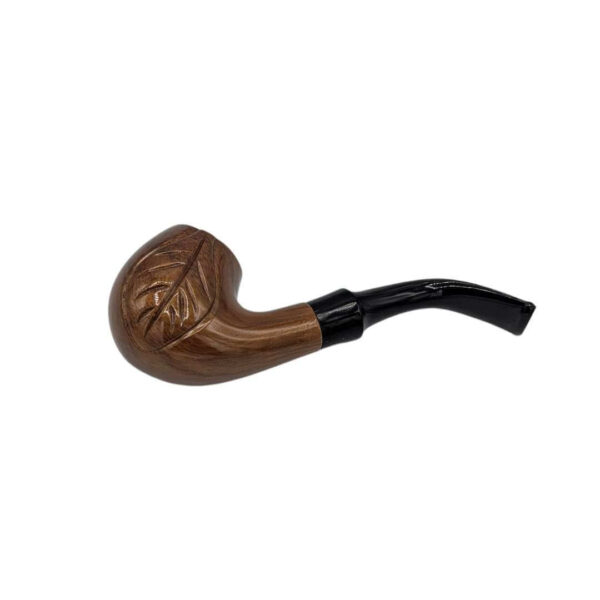 Pipa de Baquelita Acrílica | 14 cm | Diseño Tallado - Imagen 2