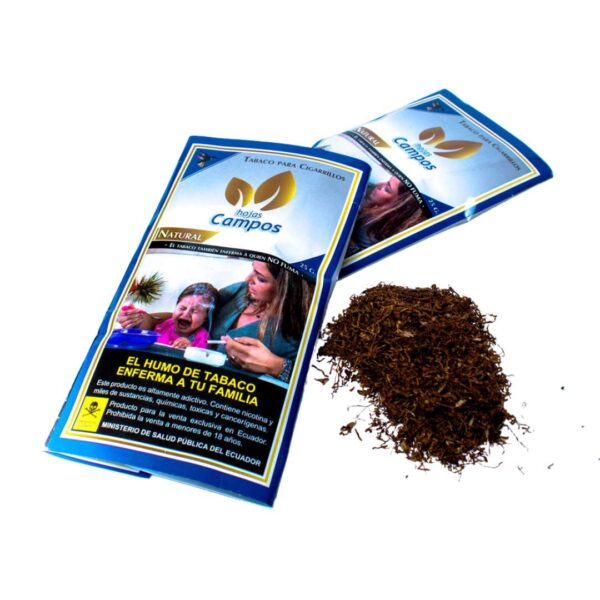 Tabaco para Liar Hojas Campos 25g Natural - Imagen 2