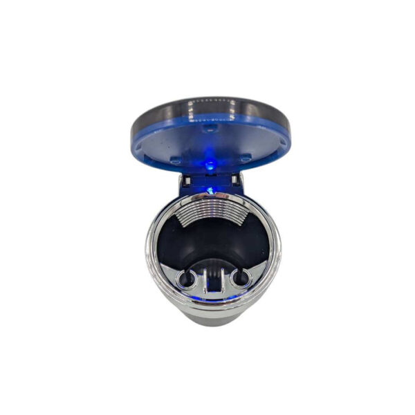 Cenicero con Luz LED y Carga Solar | Ideal para Autos - Imagen 3