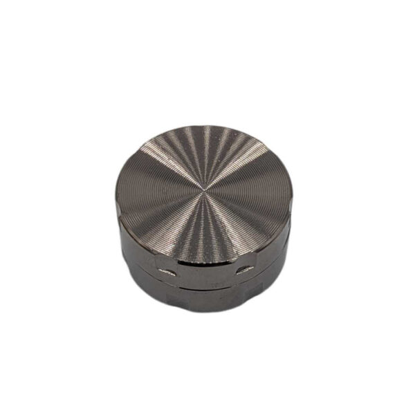 Mini Grinder Zinc 30 mm | 2 Partes | Negro Cromado - Imagen 3