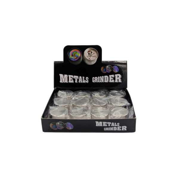 Grinder Zinc 30 mm | 3 Partes | Plateado