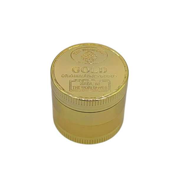 Grinder Zinc 30 mm | 4 Partes | Dorado