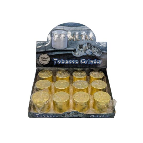 Grinder Zinc 50 mm | 4 Partes | Oro - Imagen 3